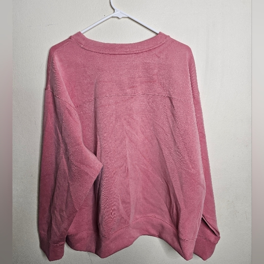 A New Day Women's Athletic Crew Neck Sweatshirt Light Pink - Picture 5 of 5
